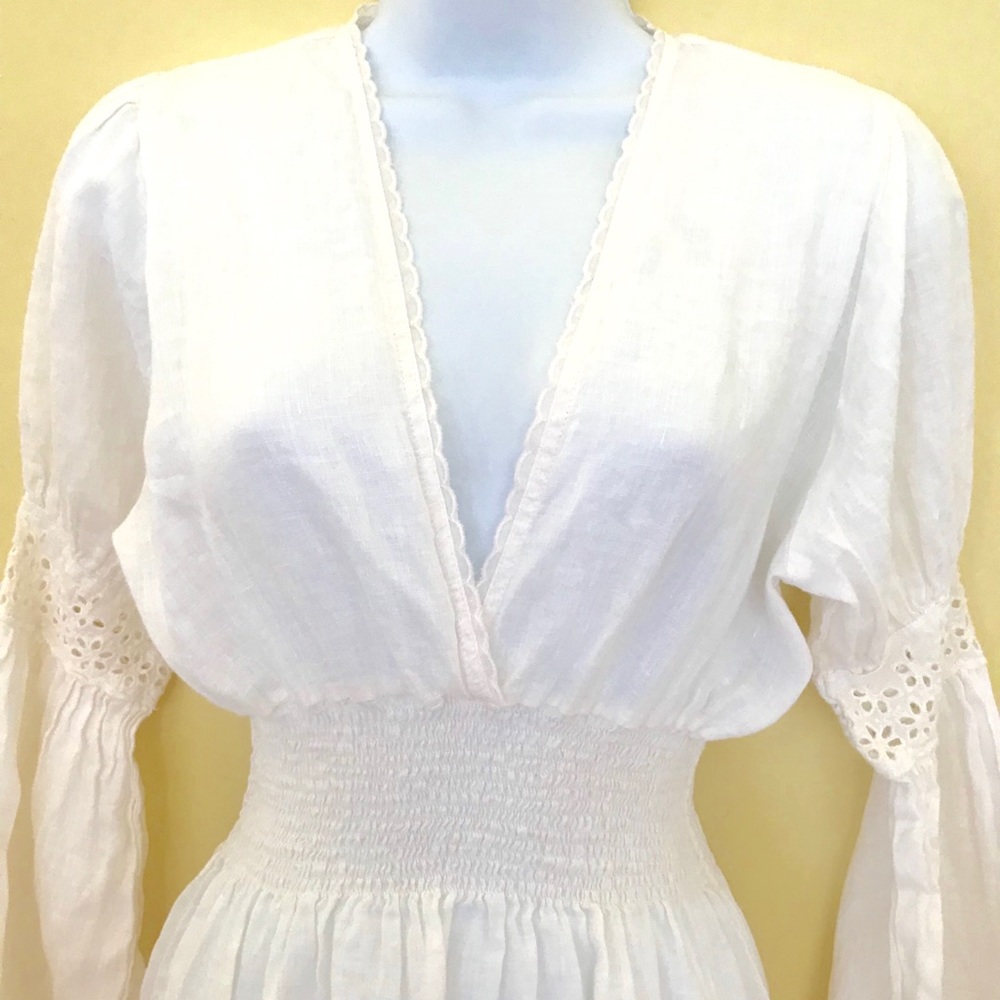 CLAUDIO MILANO Linen Dress